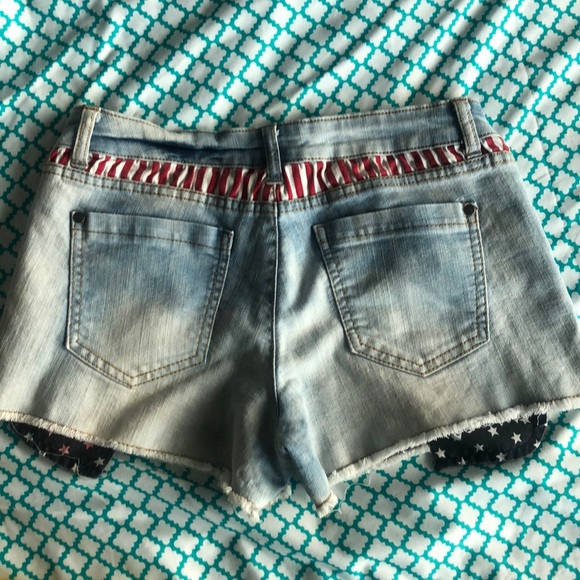 Light Blue Jean Shorts - Picture 2 of 5